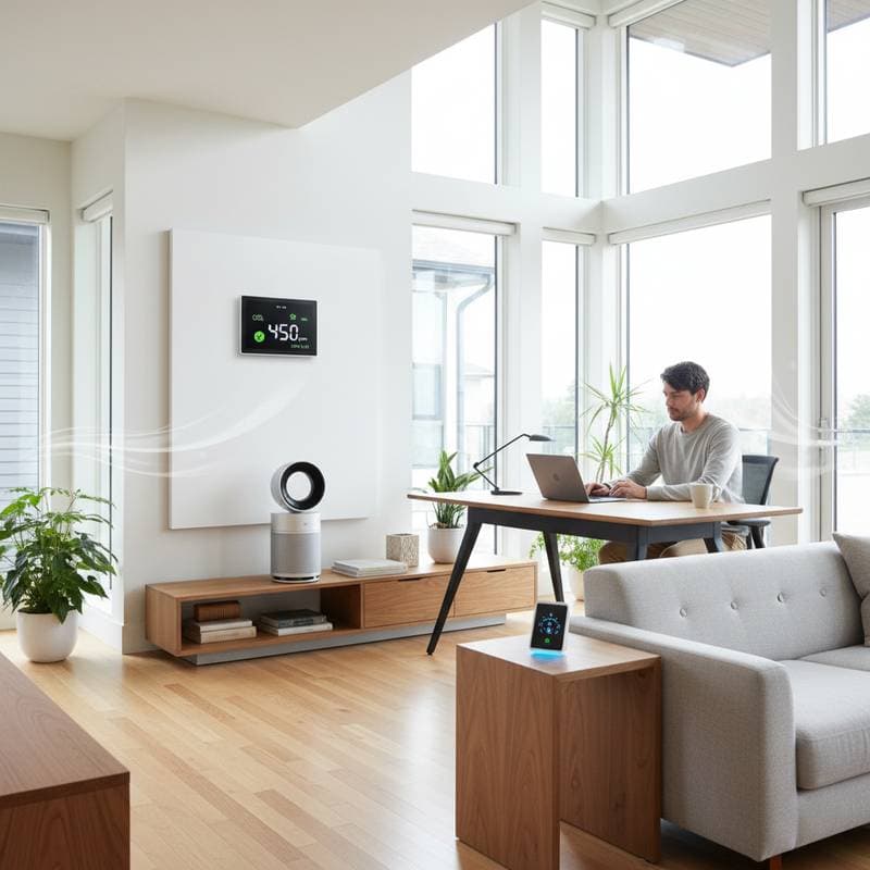 Featured image for Why Modern Homes Trap Stale Air Without CO2 Sensors