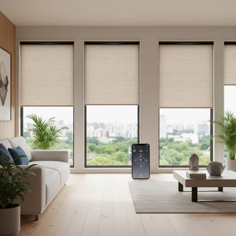 Featured image for Solar Blinds Skip Wiring With Sunlight Power