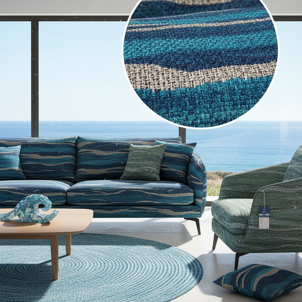 Image for Ocean Plastic Upholstery Transforms Marine Waste Into Furniture