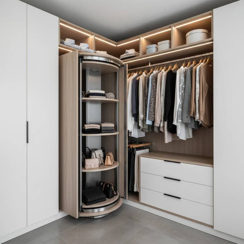 Image for The Rotating Trick That Doubles Corner Storage