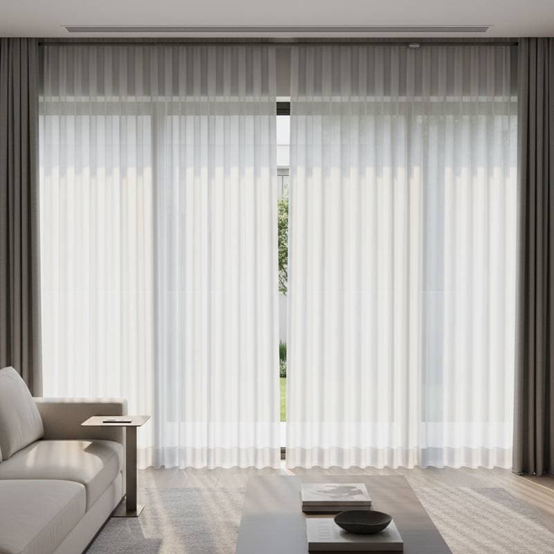 Motorized Sheer Curtains Balance Light and Privacy