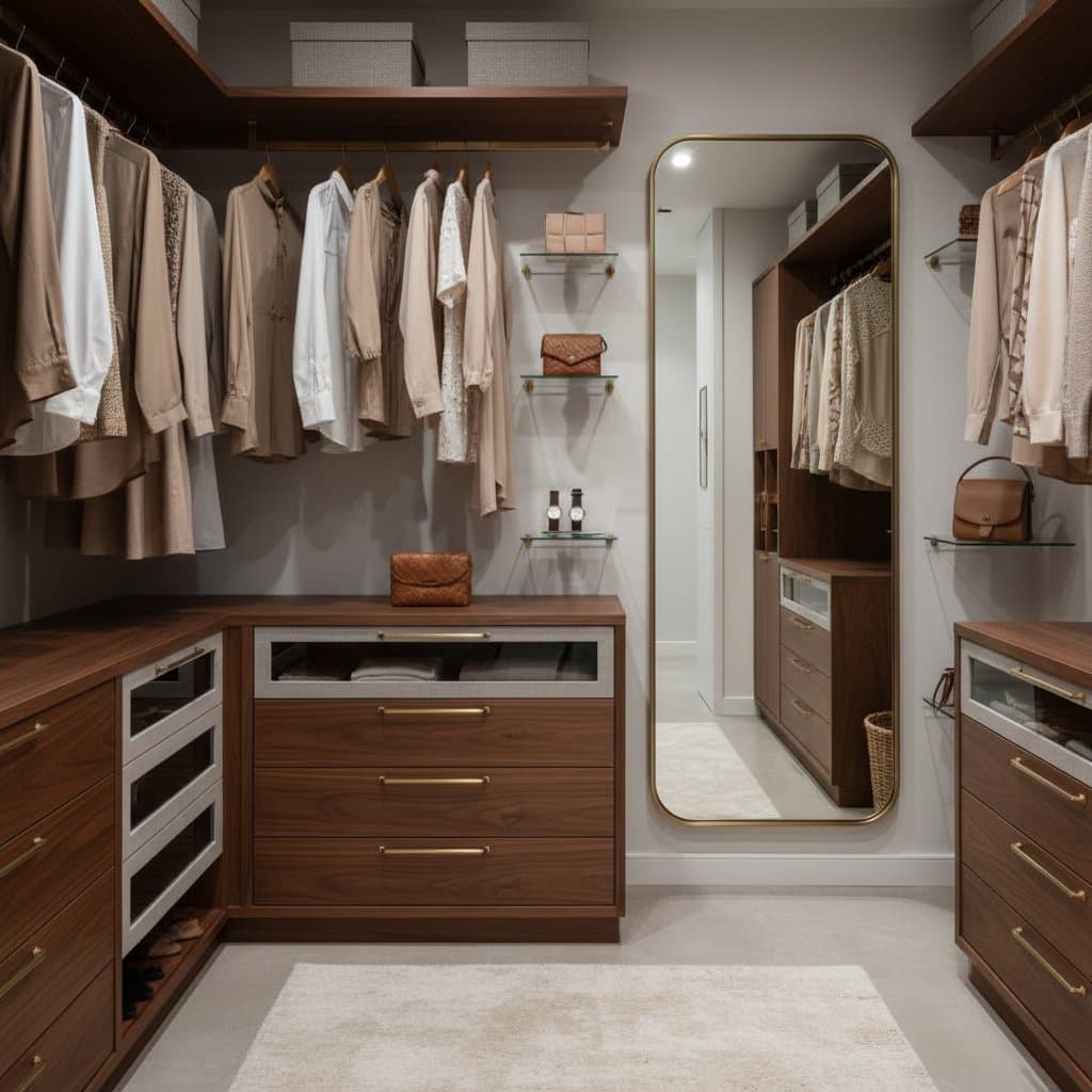 Why Vintage Brass Revamps Closets in 2025