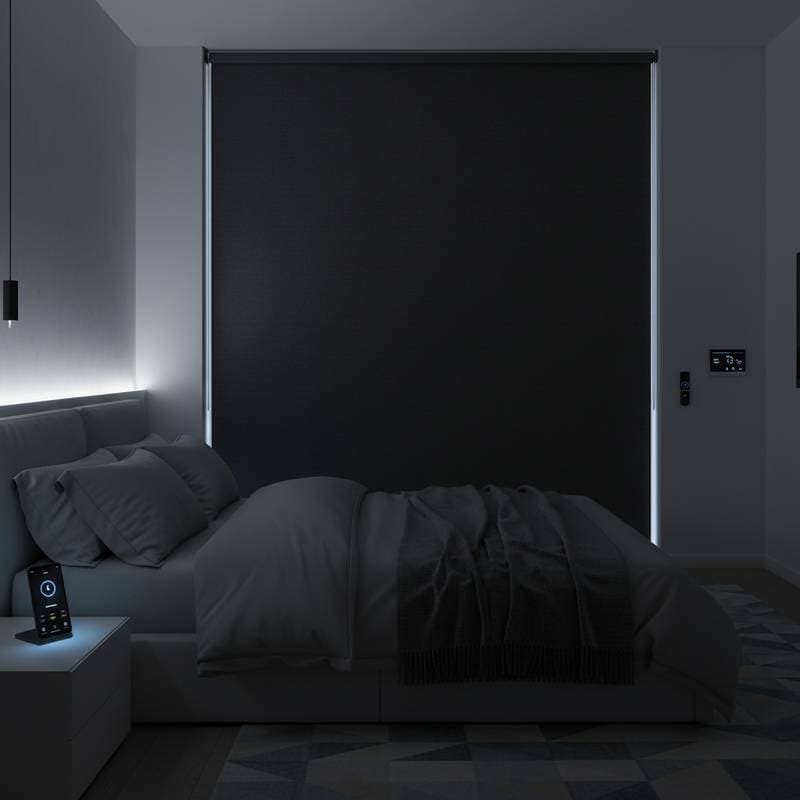 Image for Motorized Blackout Shades Block Light for Better Sleep