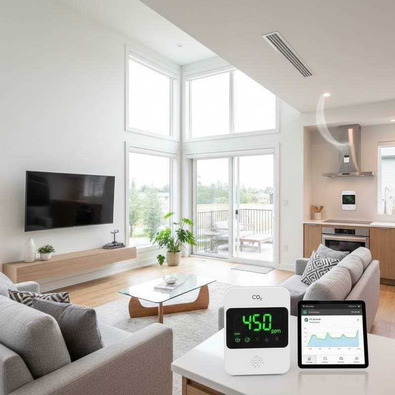 Featured image for CO2 Sensors Show When Your Home Air Needs Refreshing