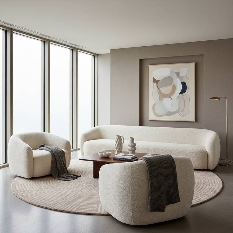 Image for Why Bouclé Upholstery Bridges Luxury and Everyday Living