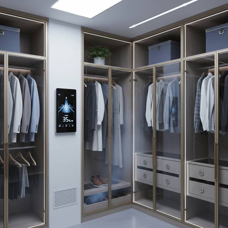 Humidity-Smart Closets Banish Mold and Mildew