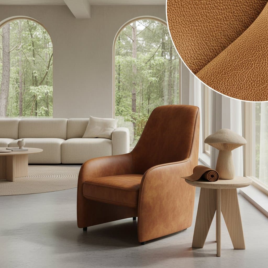 Mycelium Leather Now Rivals Cowhide in Luxury Furniture