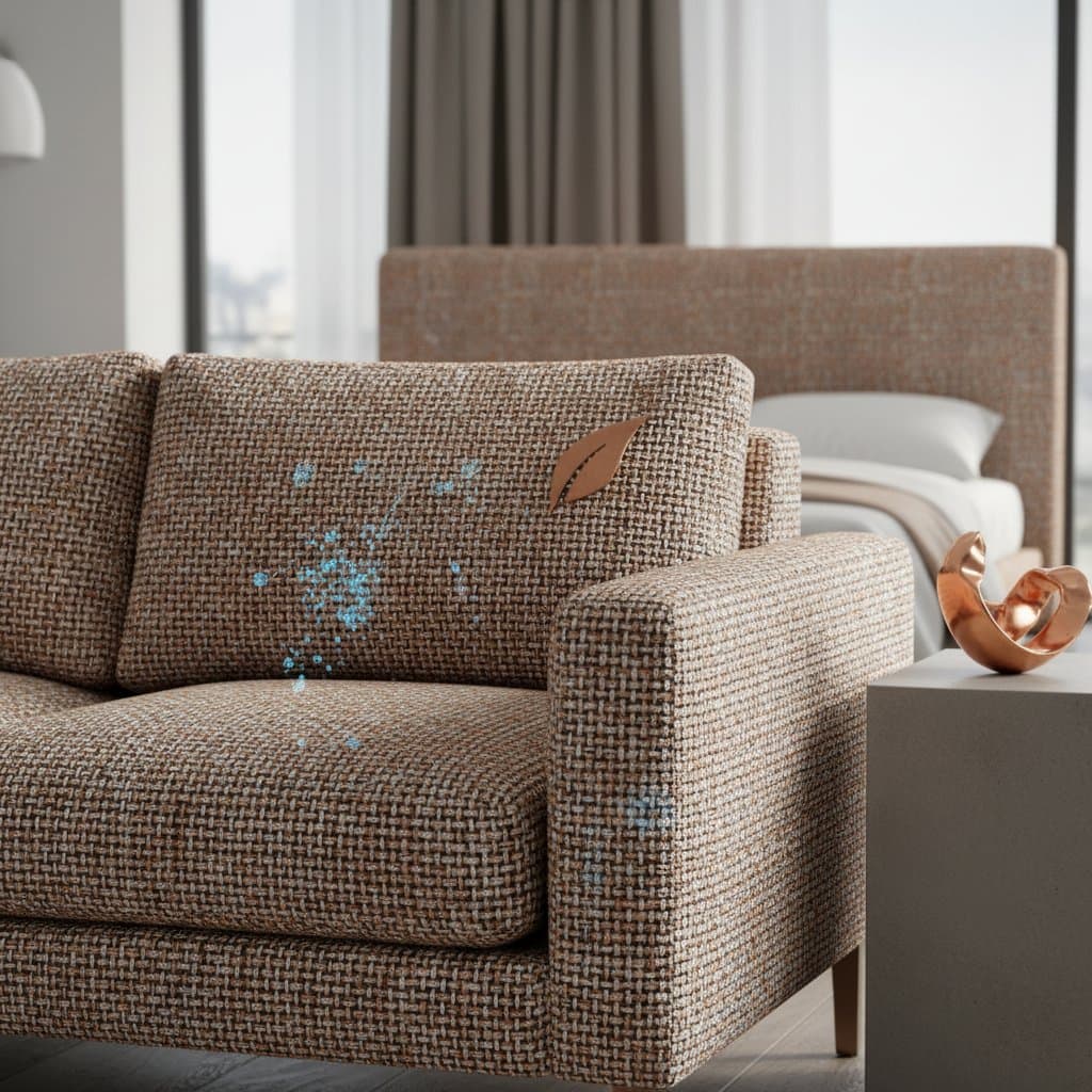 Image for Copper Fabric Kills Germs While You Sit