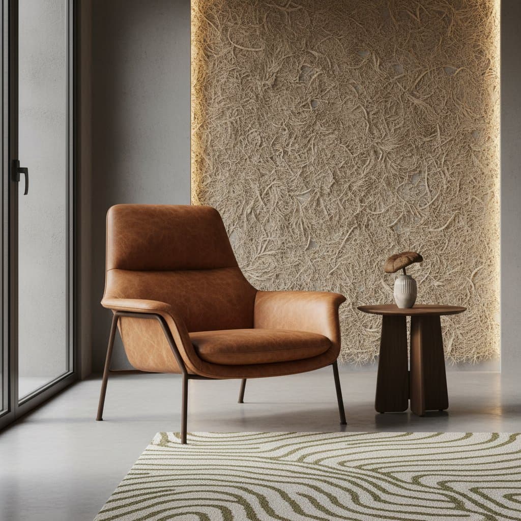 Featured image for Mushroom Leather Brings Luxury to Vegan Furniture