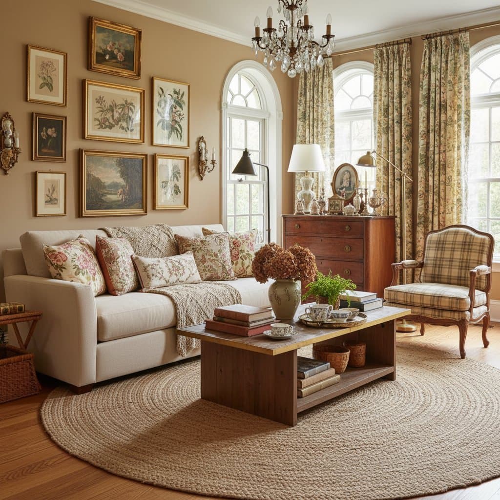 Image for Grandmillennial Style Brings Back to Beige Homes