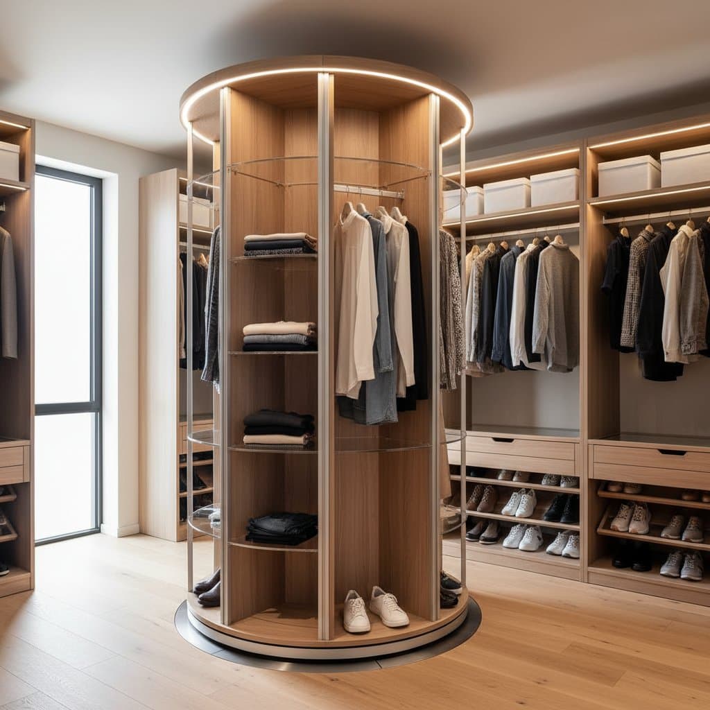 Image for Turn Dead Corner Space Into Rotating Storage