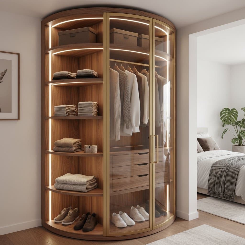 Image for Carousel Closets Turn Dead Corners Into Storage Gold