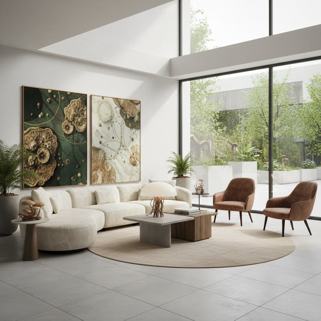 Image for Mushroom Leather Brings Vegan Luxury to High-End Interiors