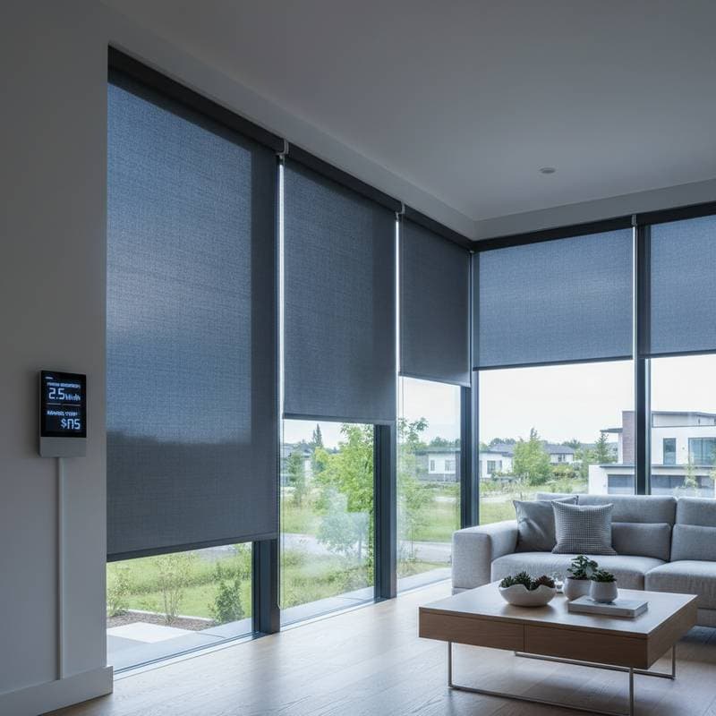 Solar Shades Turn Sunlight Into Power and Savings