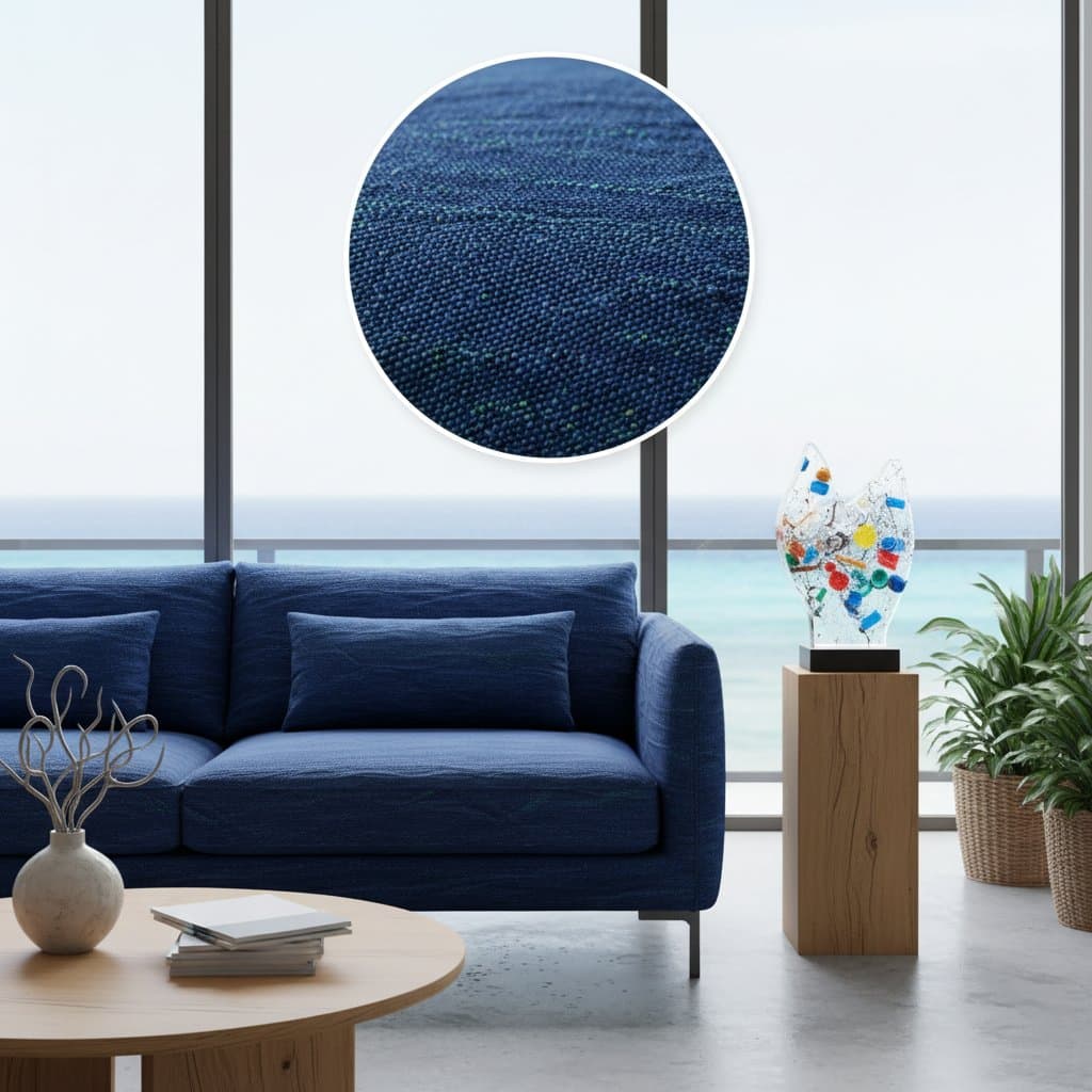 Ocean Waste Becomes High-End Furniture Fabric