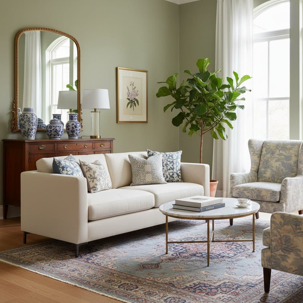 Image for Grandmillennial Style Blends Vintage Comfort with Modern Ease