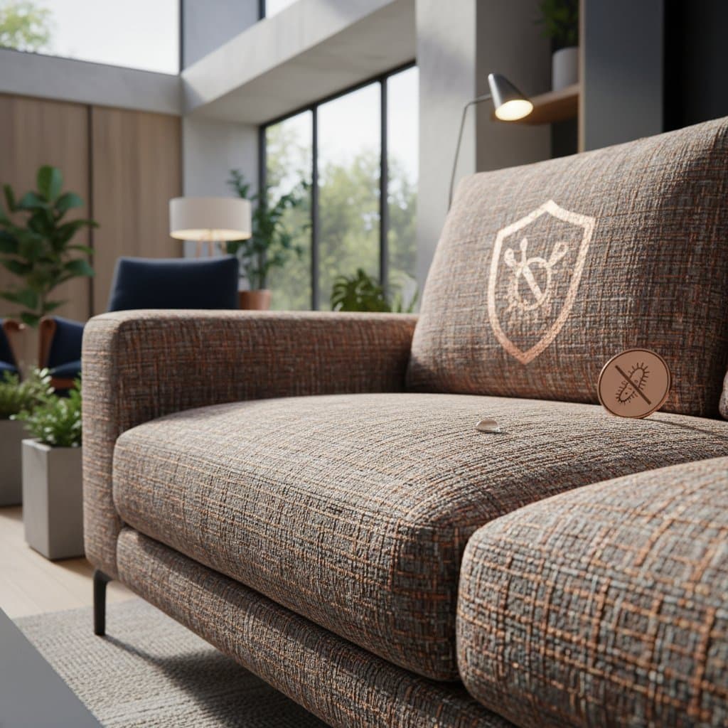 Featured image for Copper-Infused Fabric Kills Bacteria on Your Furniture