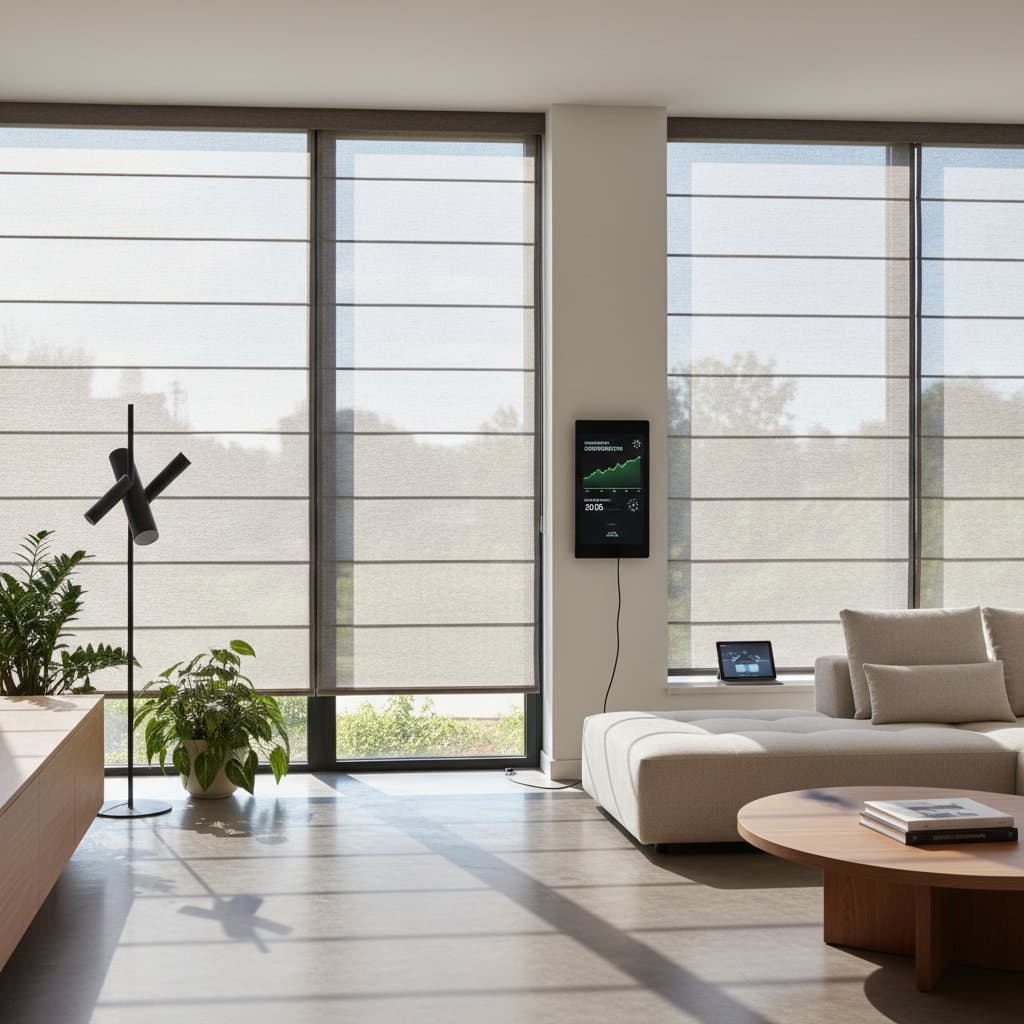 Image for Solar Shades That Generate Power for Your Home