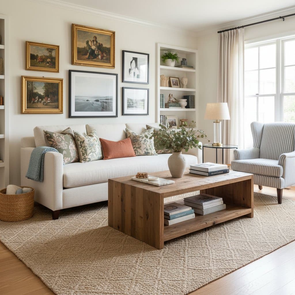 Blending Vintage Charm with Modern Comfort at Home