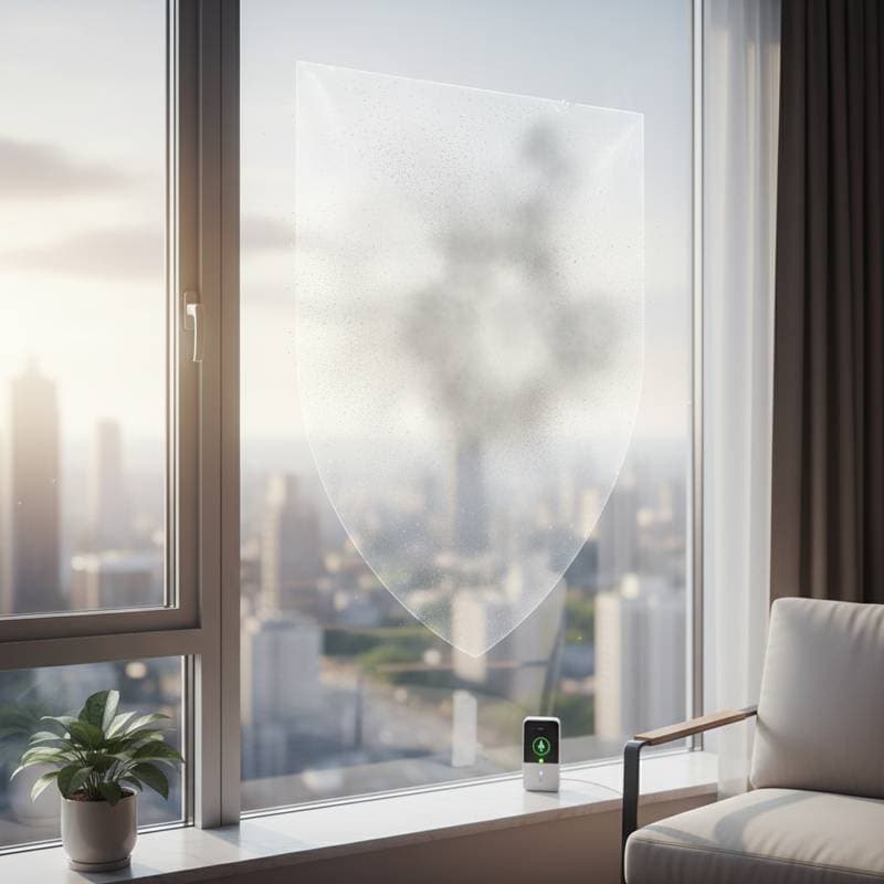 Image for Window Films Block City Air Pollution at the Glass