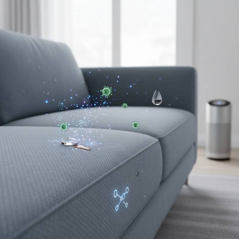 Image for Self-Cleaning Upholstery Cuts Germs Without Scrubbing