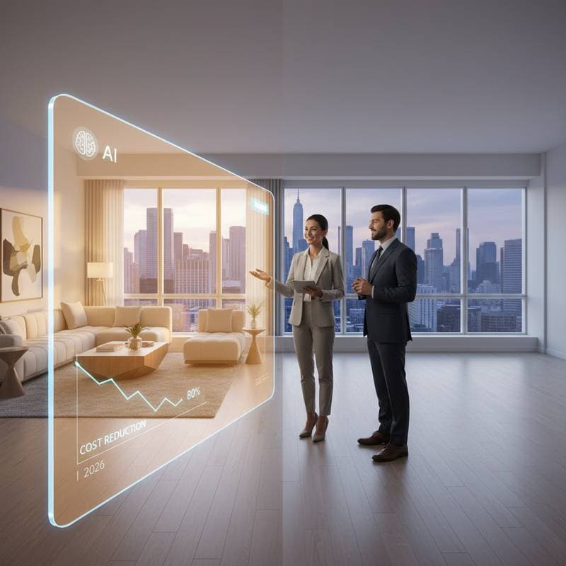 Image for Virtual Staging Costs Drop 80% by 2026