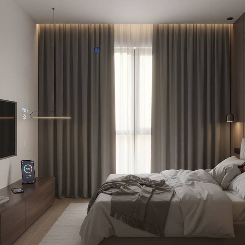 Smart Blackout Curtains Sync With Your Sleep Cycle
