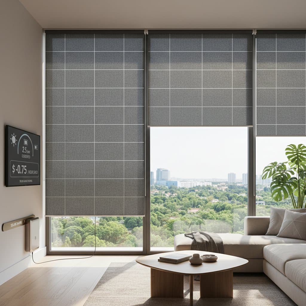 Featured image for Solar Shades Now Generate Power While Blocking Glare