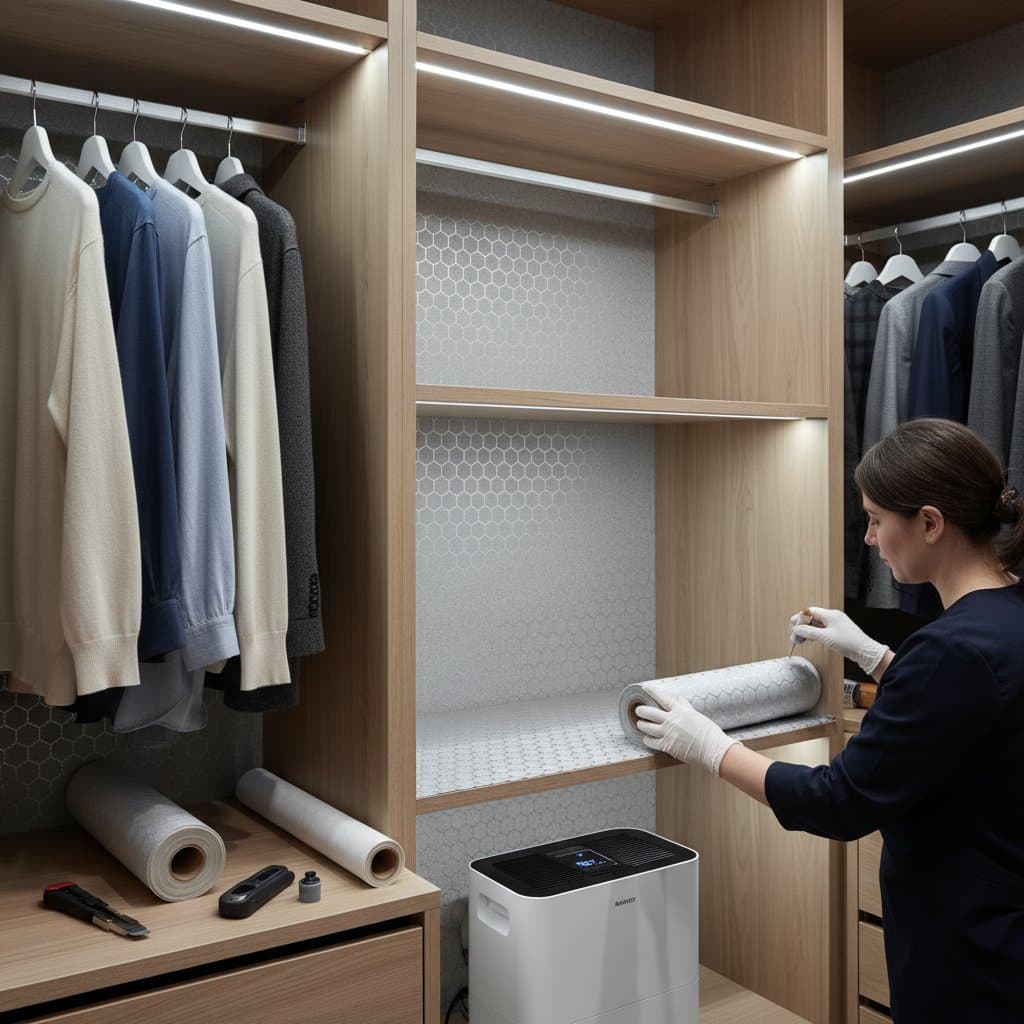 Stop Closet Mold With Antimicrobial Linings