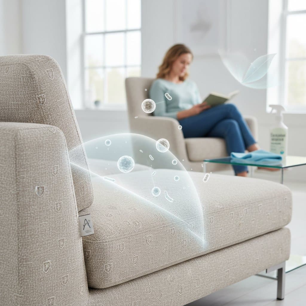 Featured image for Antimicrobial Upholstery Blocks Allergens Between Cleanings