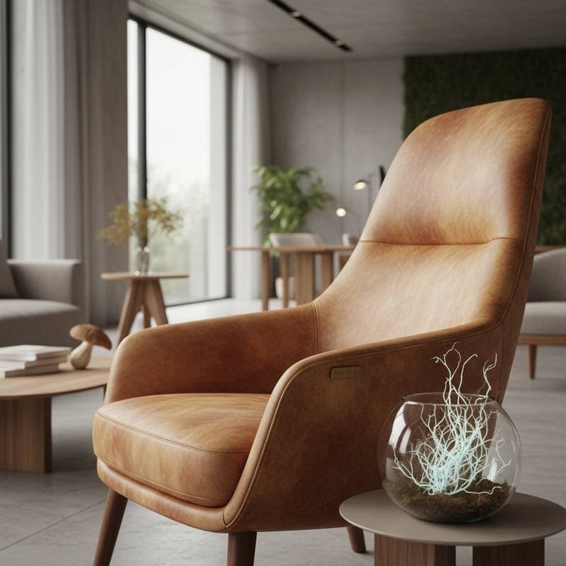 Image for Mycelium Leather Rivals Animal Hide in Luxury Tests