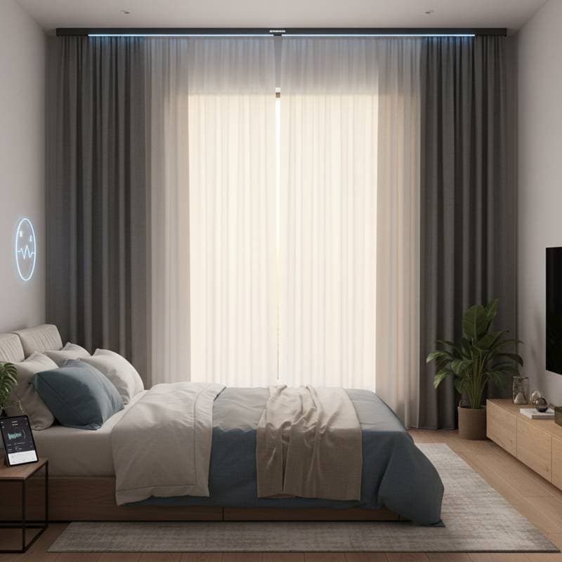 Featured image for Smart Curtains Sync Light to Your Sleep Cycle
