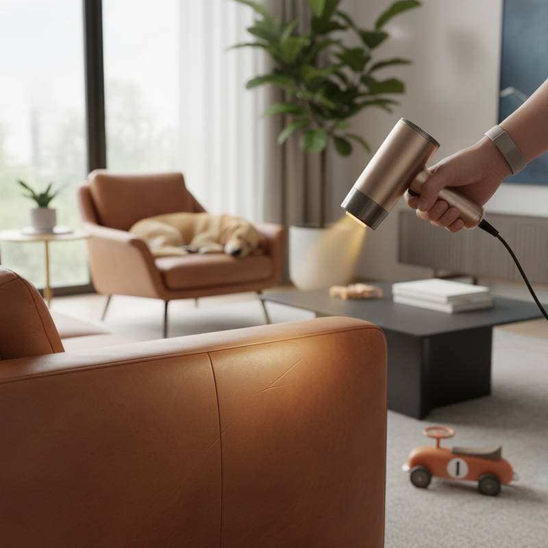 Self-Healing Leather Erases Scratches With Simple Heat