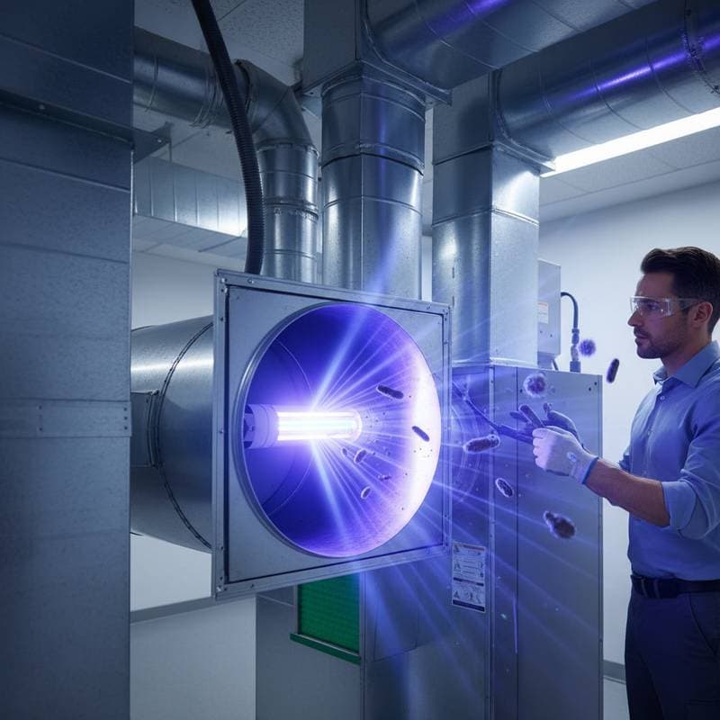 UV-C Lamps Kill Pathogens Inside Your HVAC System