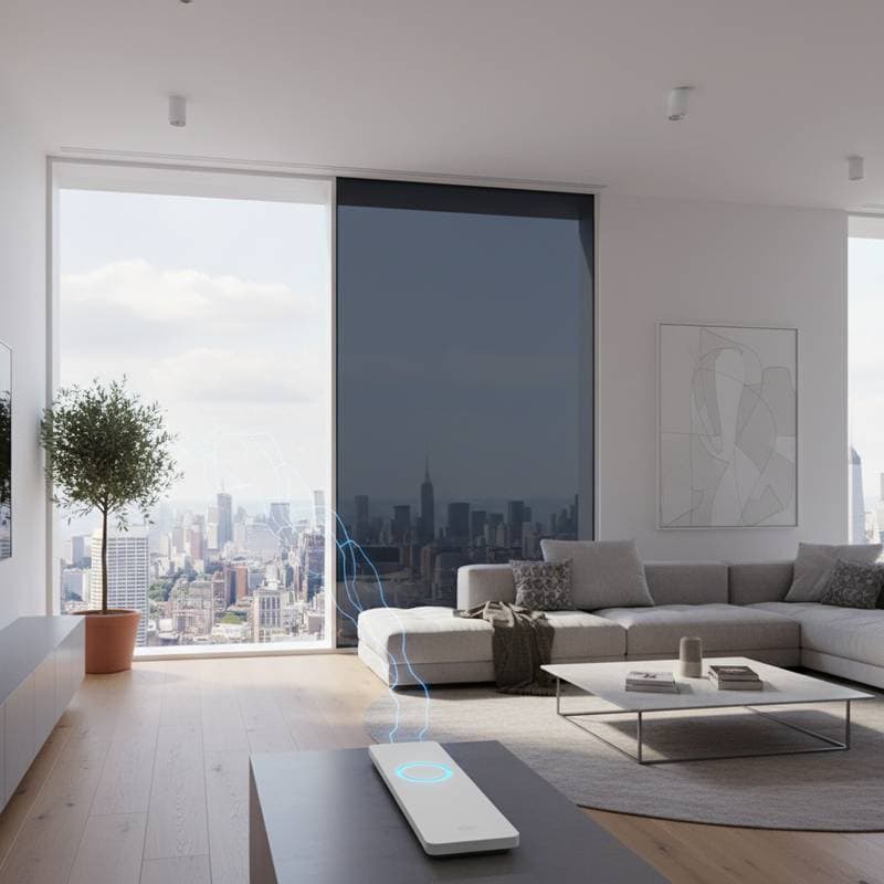 Switch to Clear or Dark Glass at the Touch of a Button