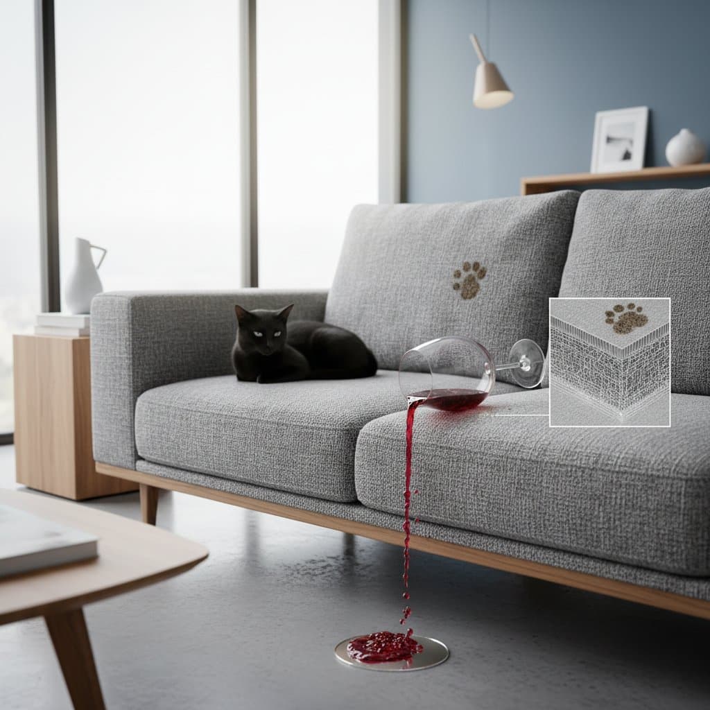 Nanotech Sofas Repel Stains Without Chemicals