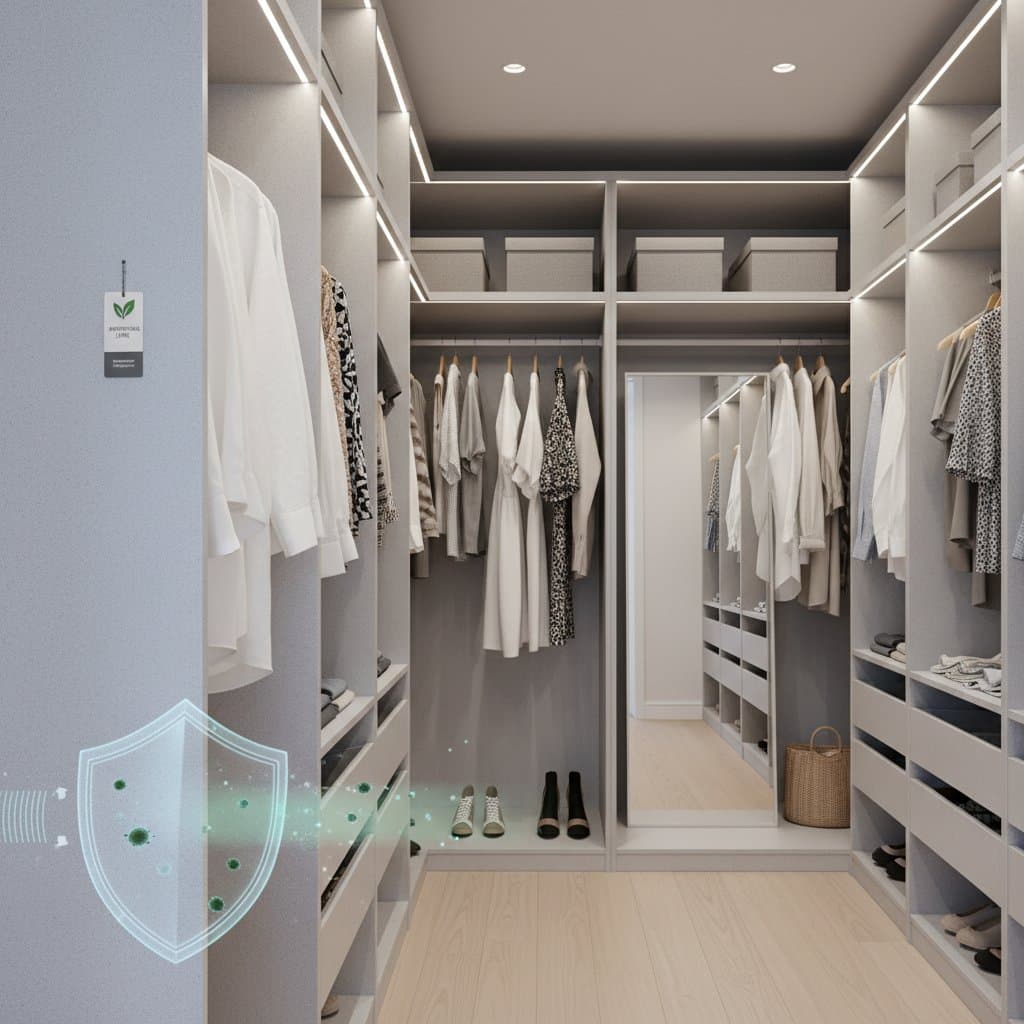 Antimicrobial Linings Stop Closet Mold for Good