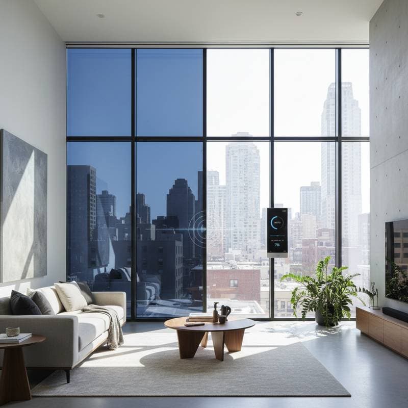 Smart Glass Replaces Blinds With Automatic Tint
