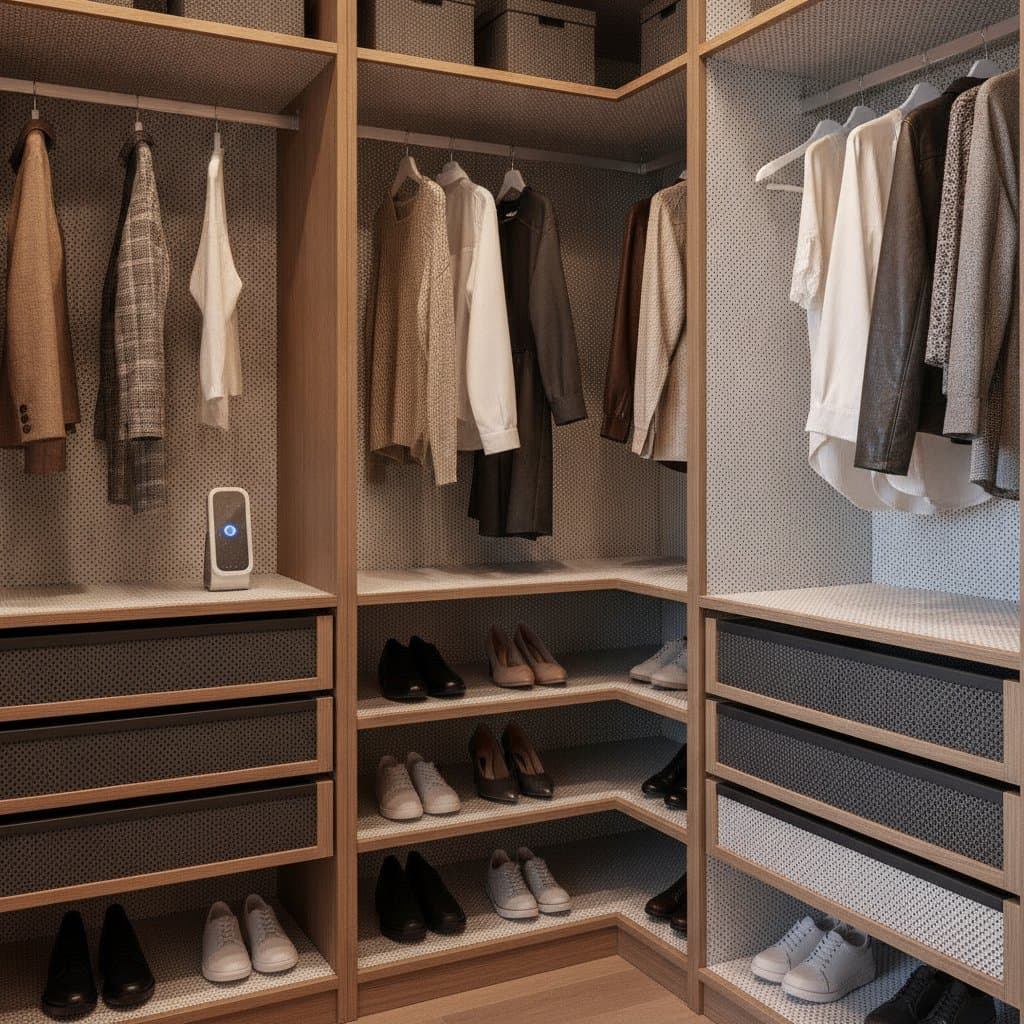 Antimicrobial Linings That Stop Closet Mold and Odors