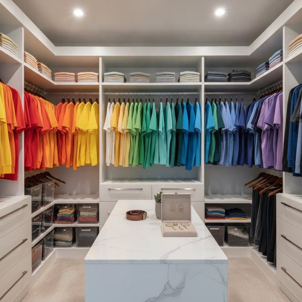 Featured image for Color-Coded Closets Turn Morning Chaos Into Calm