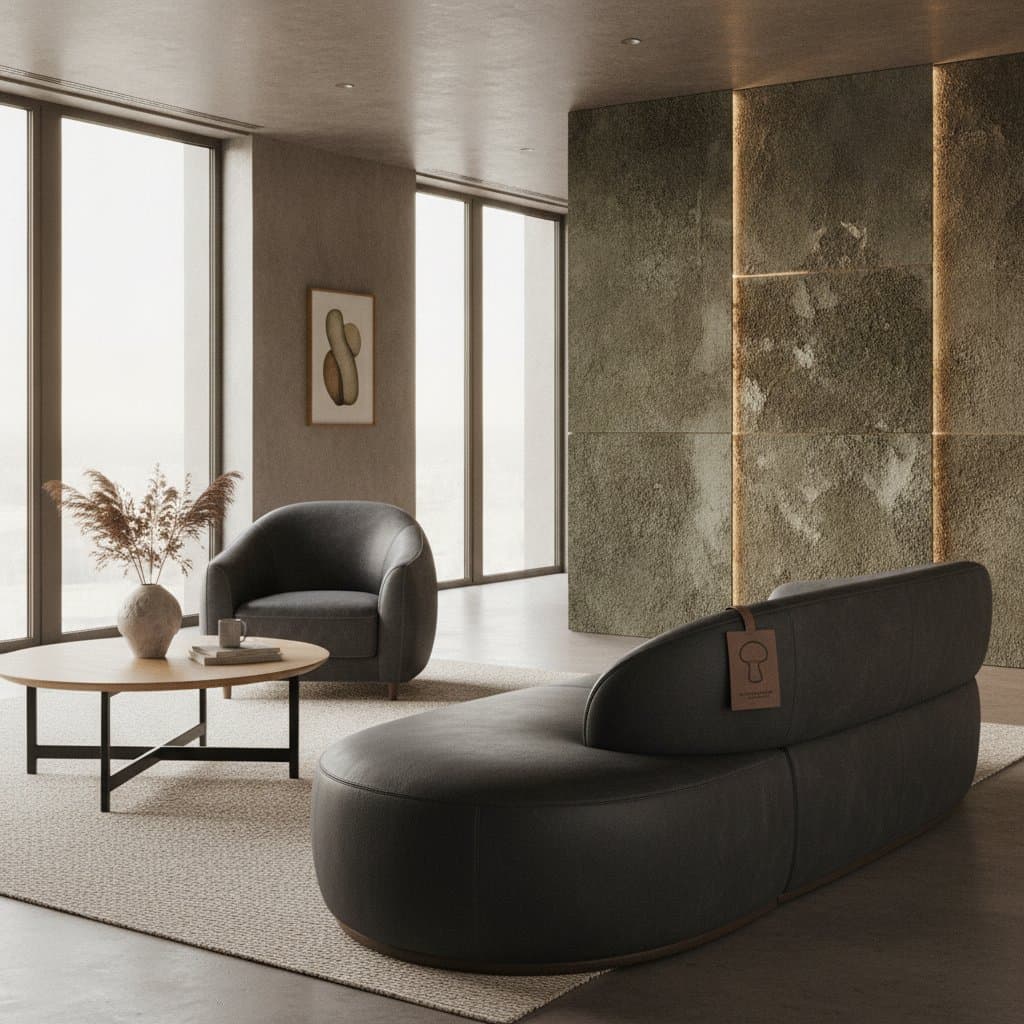 Featured image for Mushroom Leather Now Defines Luxury Upholstery