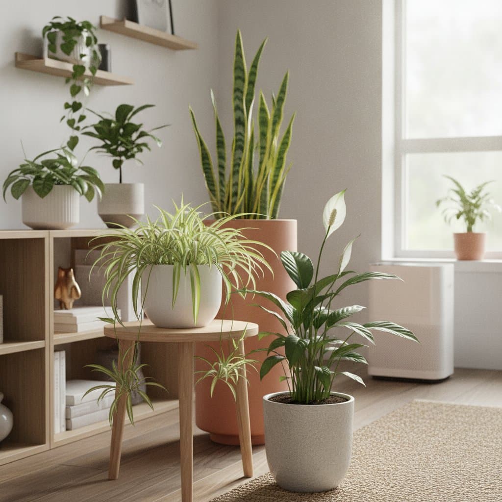 Image for VOC-Eating Houseplants Clean Indoor Air Naturally