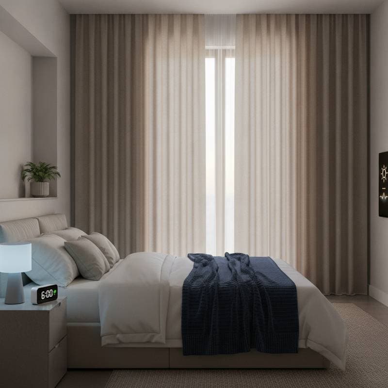 Image for Sleep Better With Light-Aligned Bedroom Design