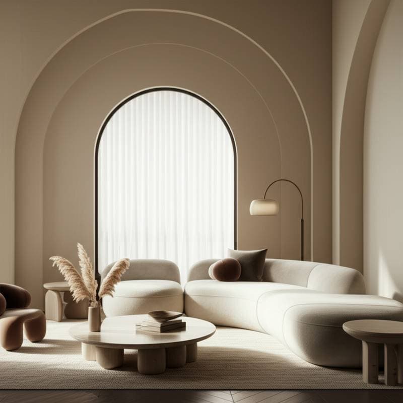 Featured image for Why Curved Shapes Make Rooms Feel More Inviting
