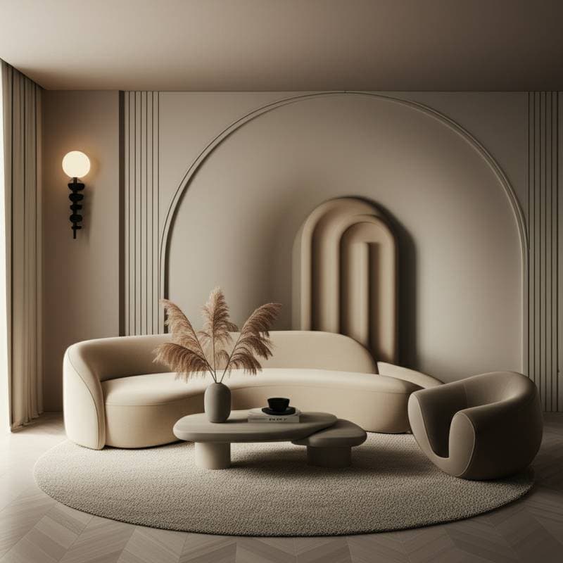 Featured image for Curved Furniture Softens Rooms Without Adding Clutter