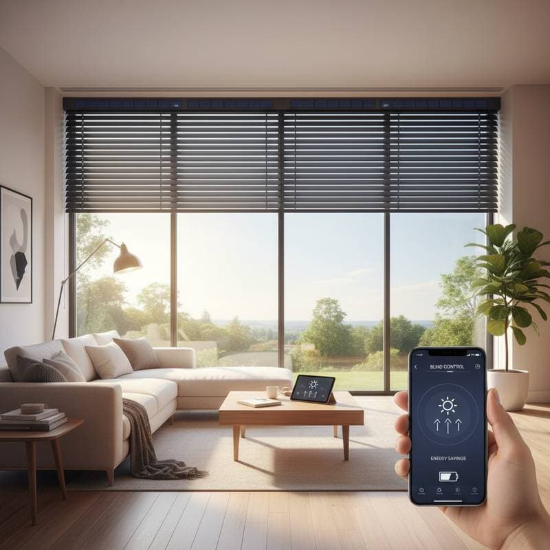 Featured image for Solar Blinds Now Power Themselves Without Rewiring