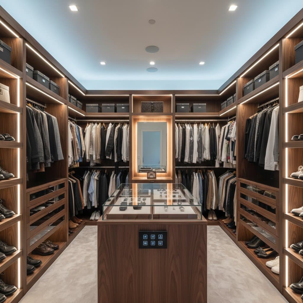 Featured image for Luxury LED Systems Transform Closet Storage Experience
