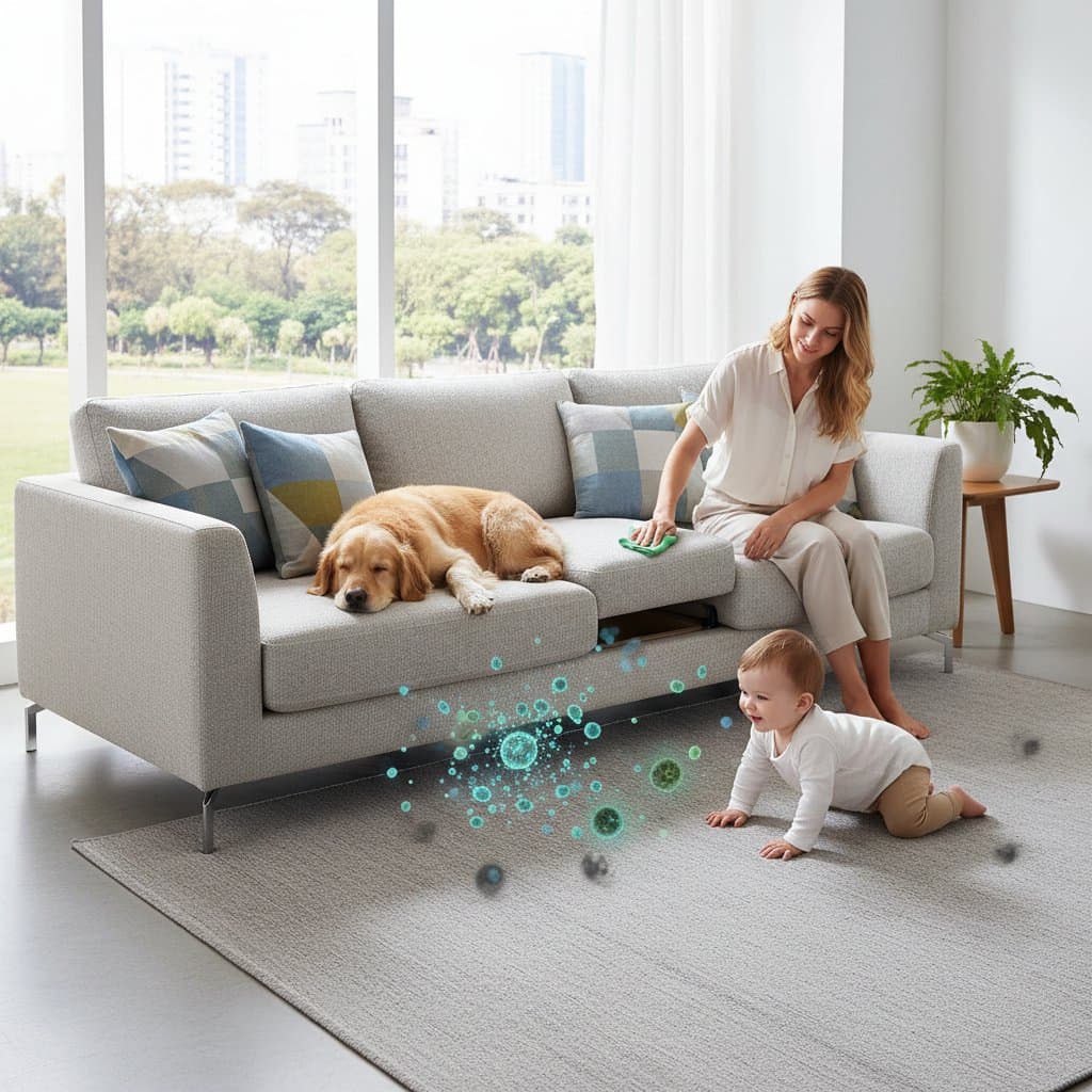 Featured image for Why Antimicrobial Fabrics Keep Furniture Fresher Longer