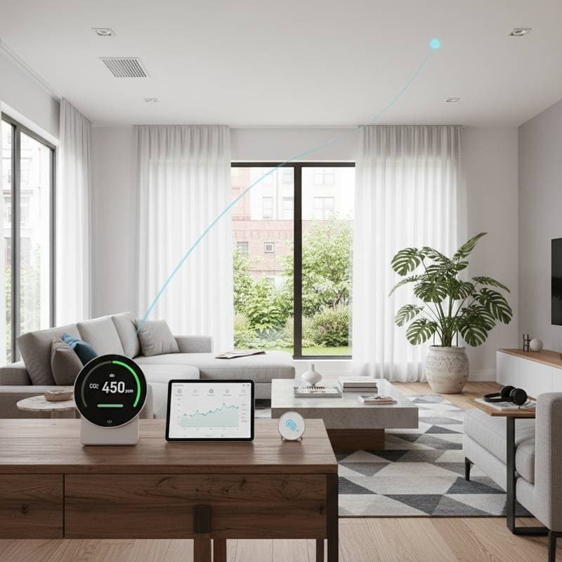 Featured image for CO2 Monitors Show What You're Really Breathing at Home