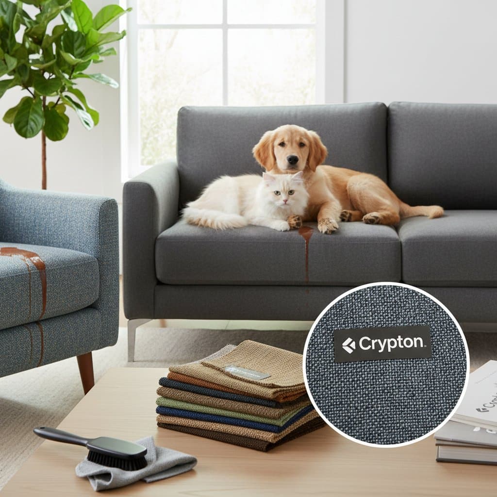 Featured image for Why Crypton Fabric Beats Every Pet-Proof Upholstery
